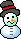 Snowman smileys