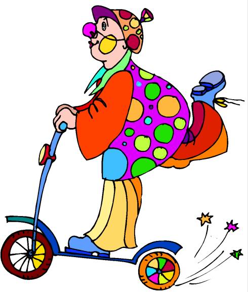 scary clown clipart - photo #38
