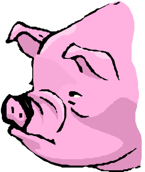 clipart of a pig - photo #26