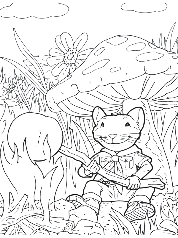Coloring Page - Stuart little coloring pages 2