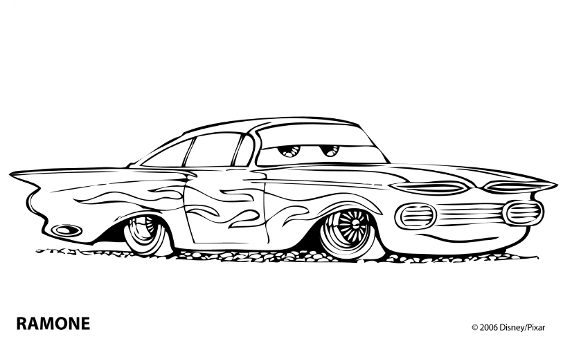Coloring Page - Cars coloring pages 2