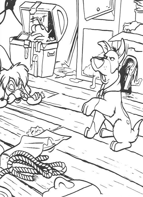 Coloring Page - Oliver and company coloring pages 23
