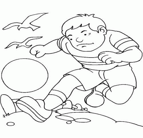 Coloring Page - Football coloring pages 36