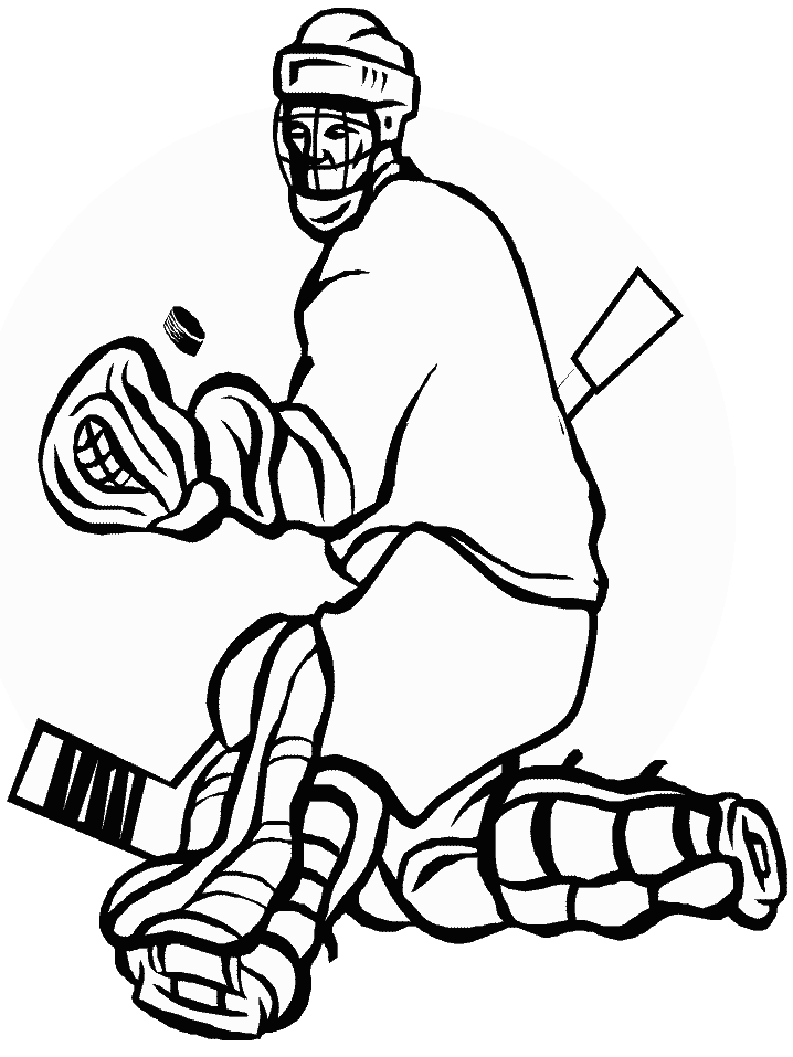 Coloring Page - Hockey coloring pages 5
