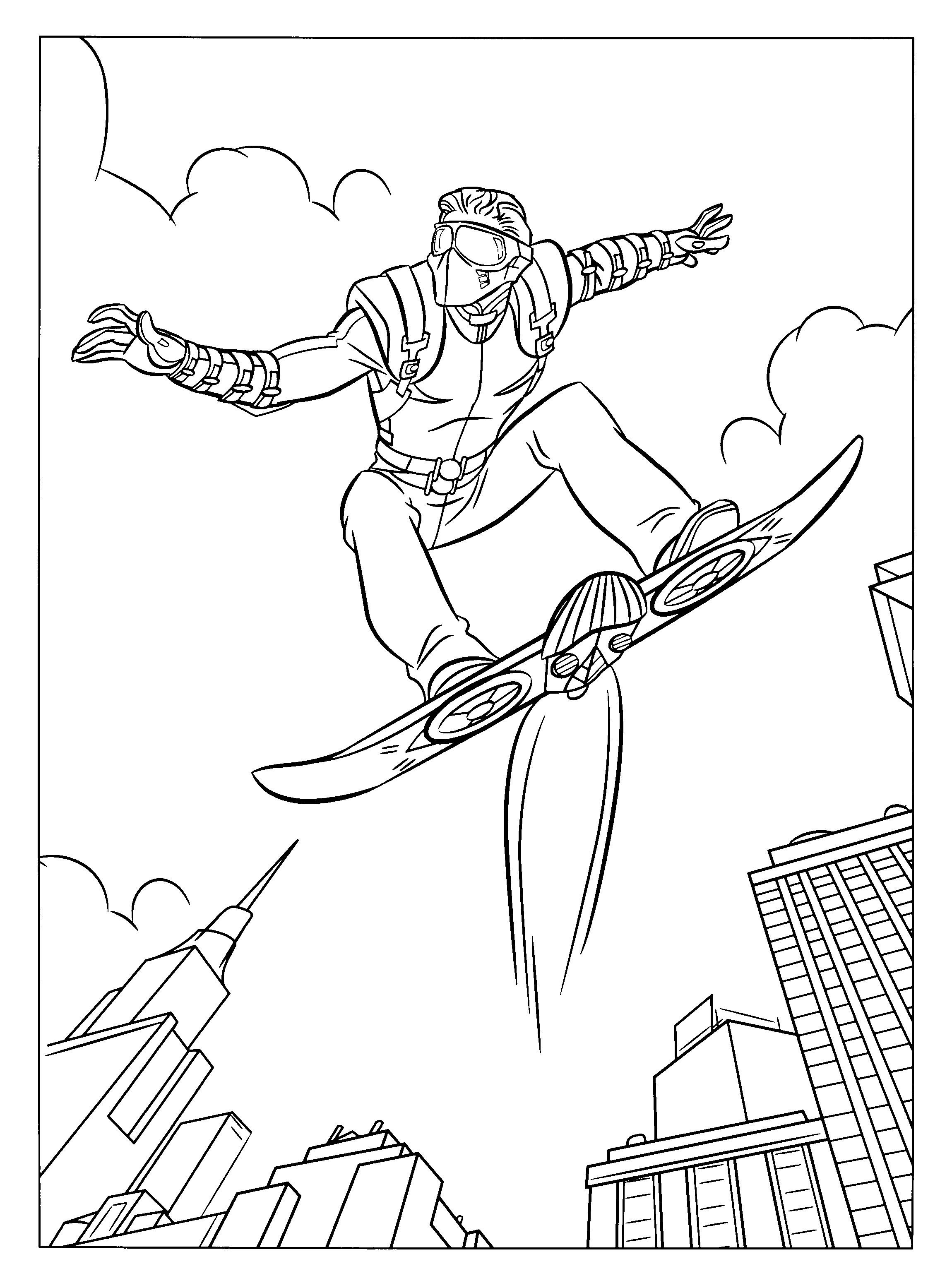 Coloring Page - Spiderman 3 coloring pages 6