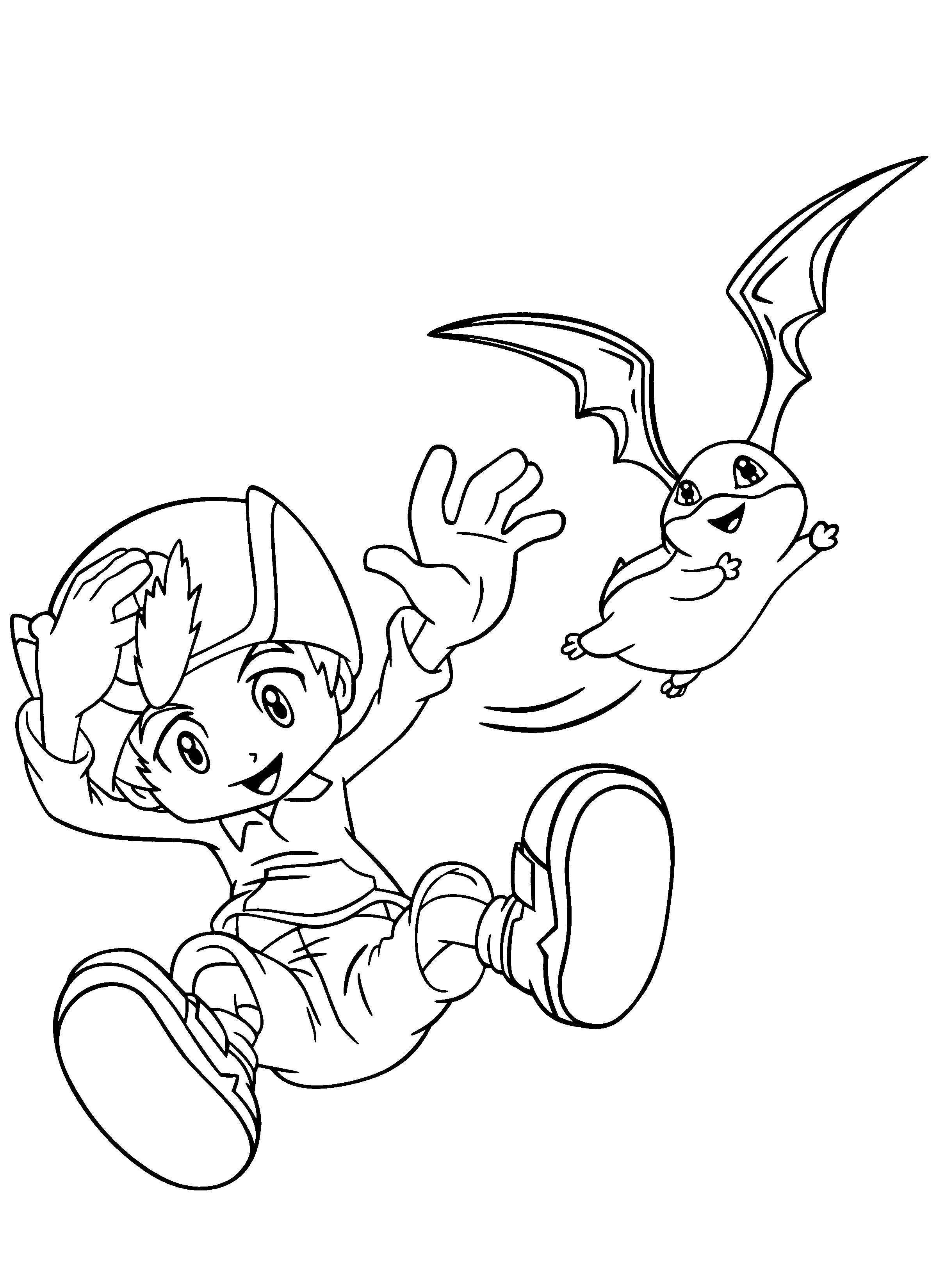 Coloring Page - Digimon coloring pages 201