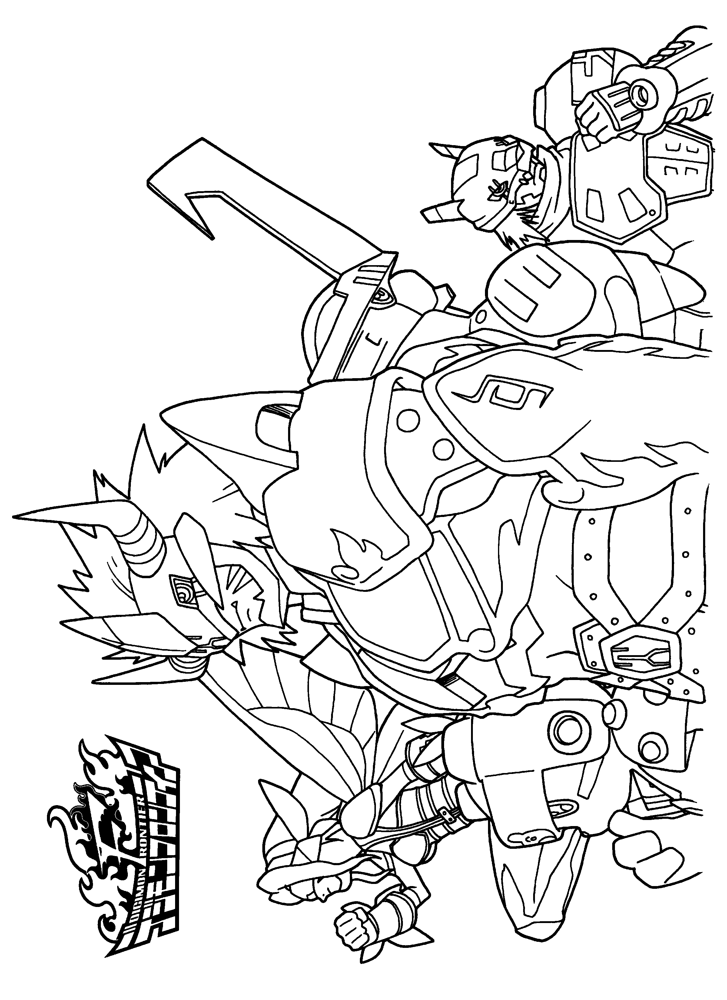 Coloring Page - Digimon coloring pages 74