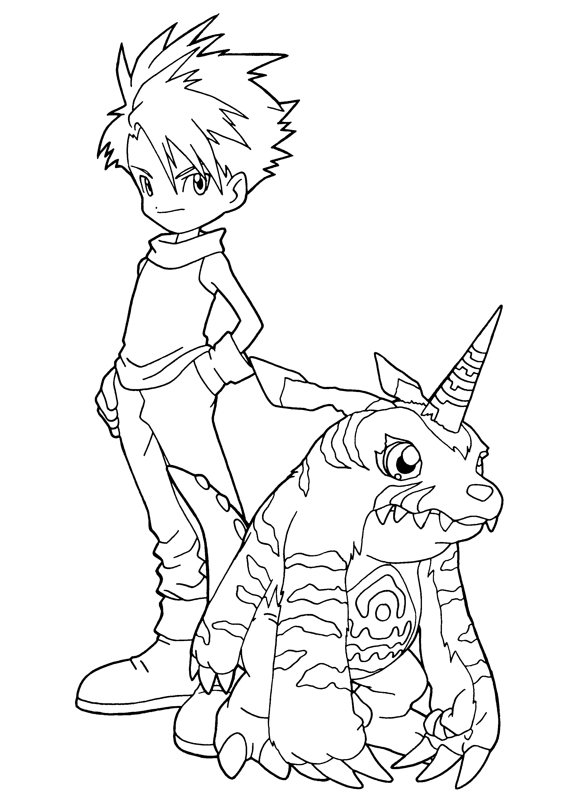 Coloring Page - Digimon coloring pages 96
