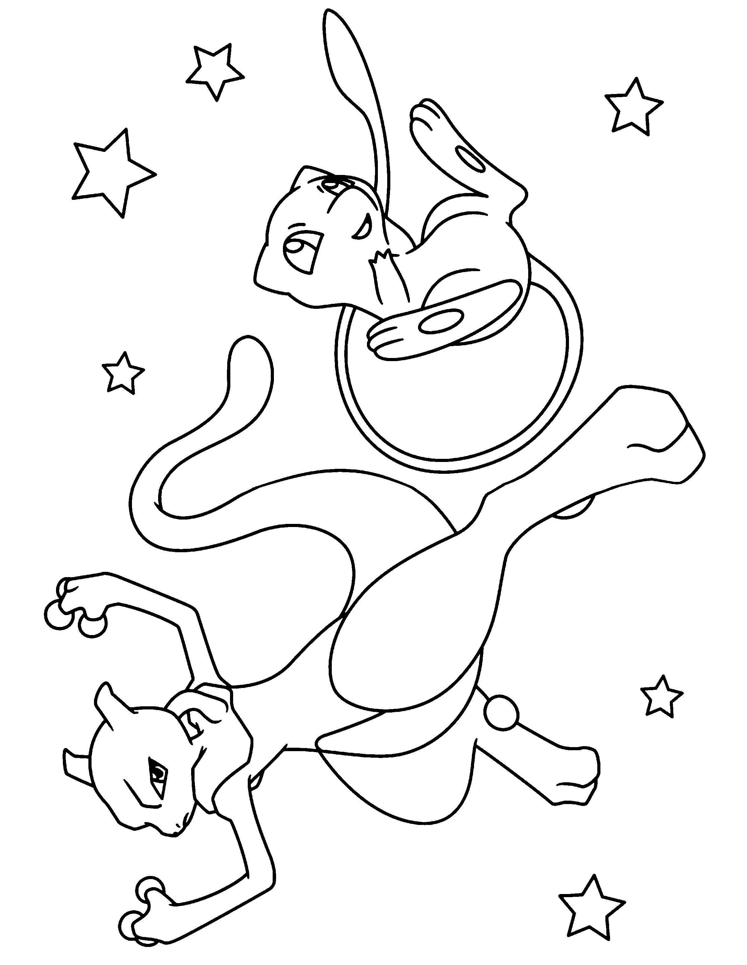 Shadow Mewtwo Coloring Pages Coloring Pages