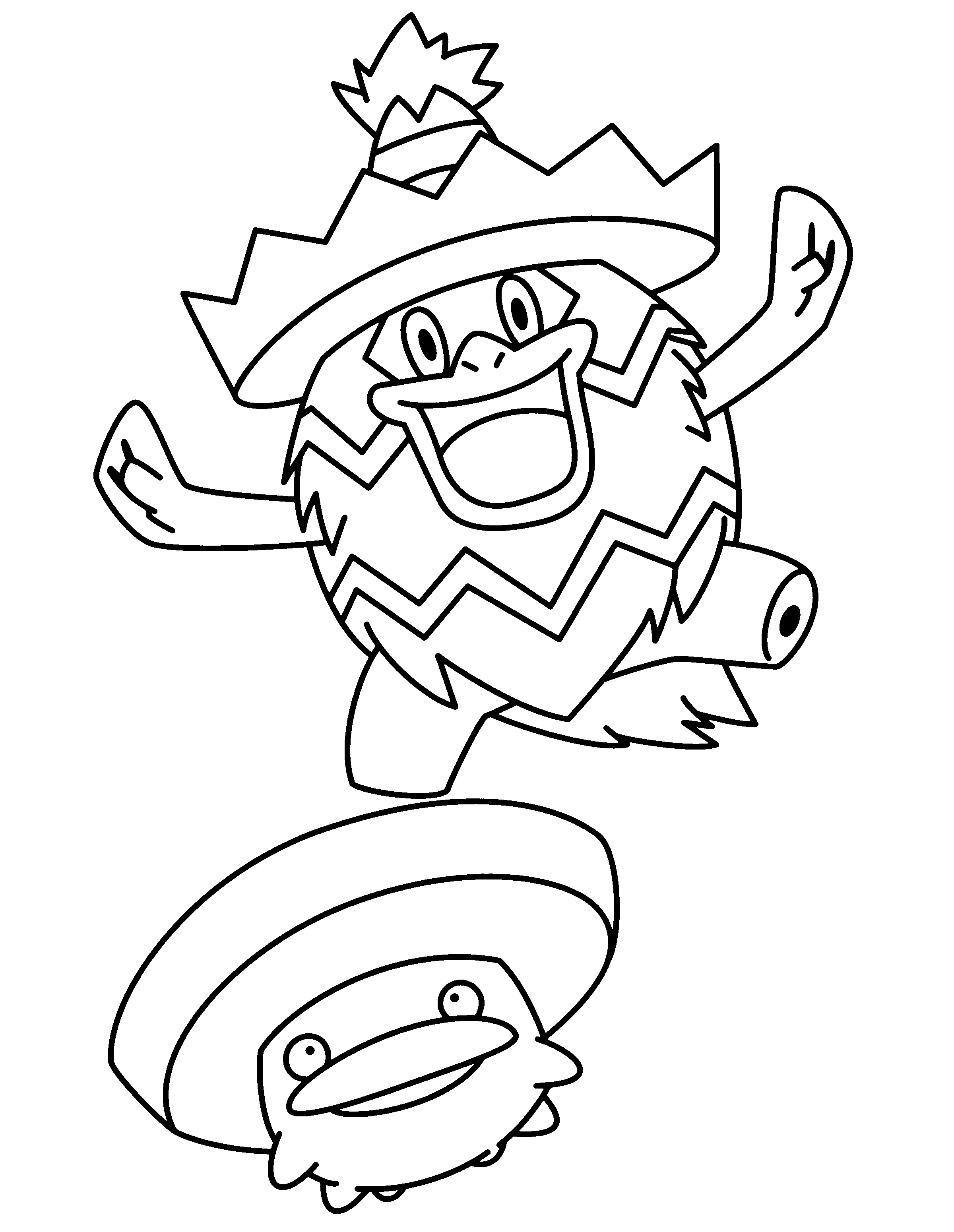 Coloring Page - Pokemon advanced coloring pages 201