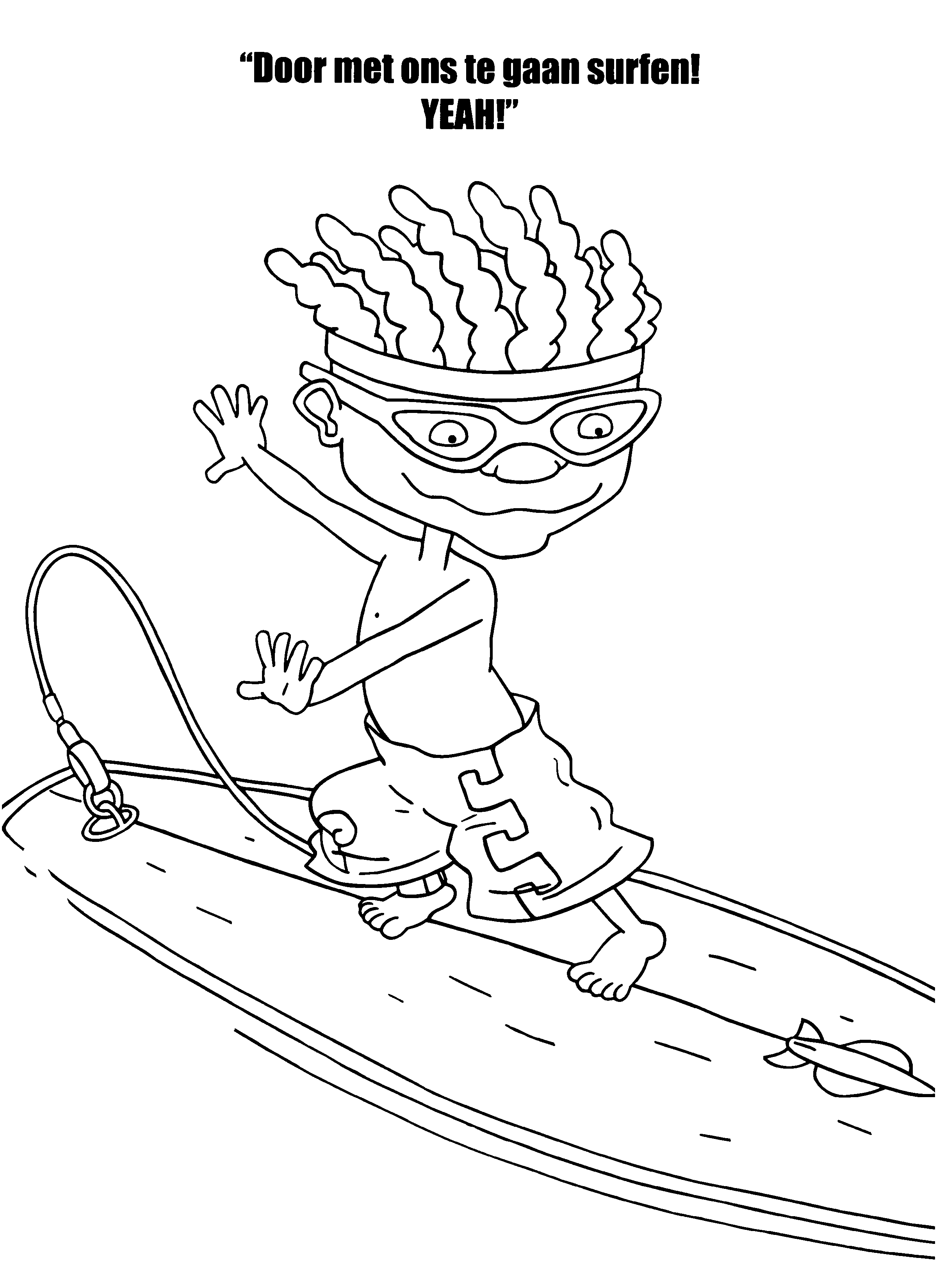 Rocket Power Coloring Pages Coloring Page Rocket power coloring pages 1