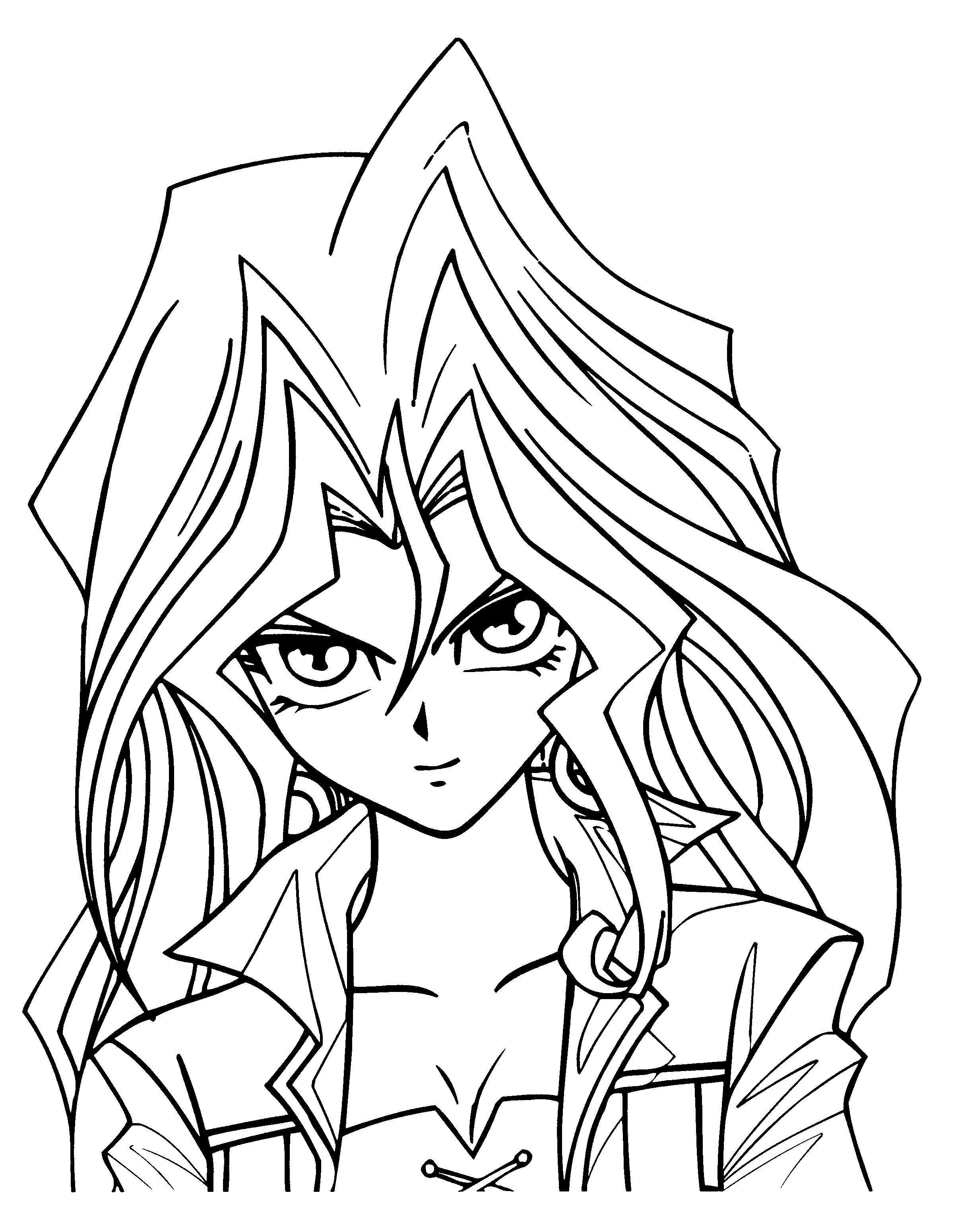 Yu Gi Oh Printable Coloring Pages 