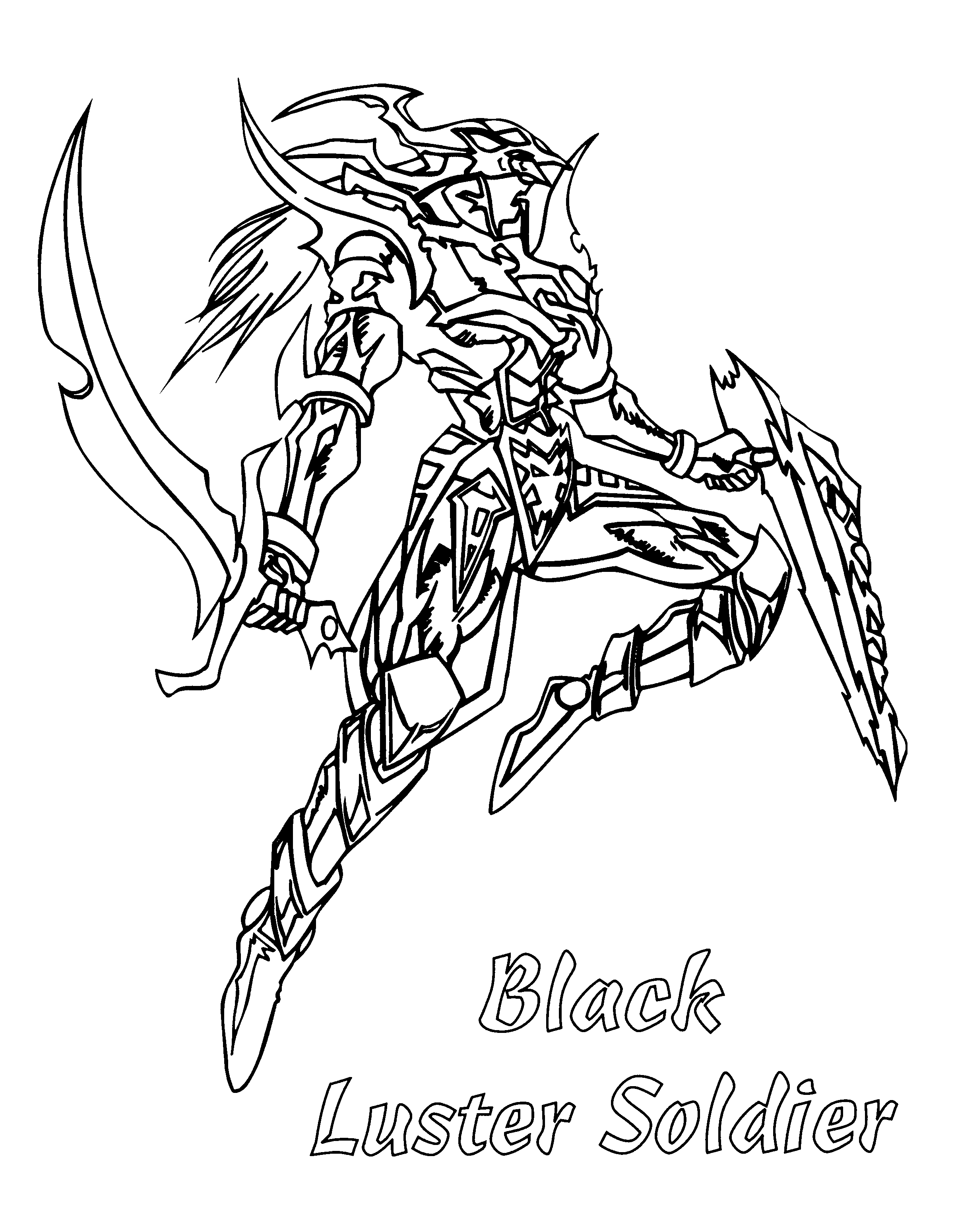 yugioh monsters coloring pages free - photo #21