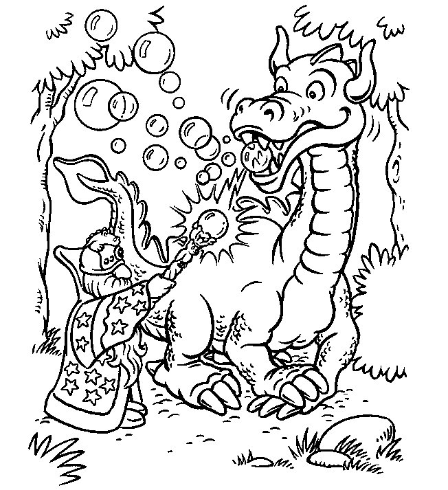 Coloring Page - Dragon coloring pages 12