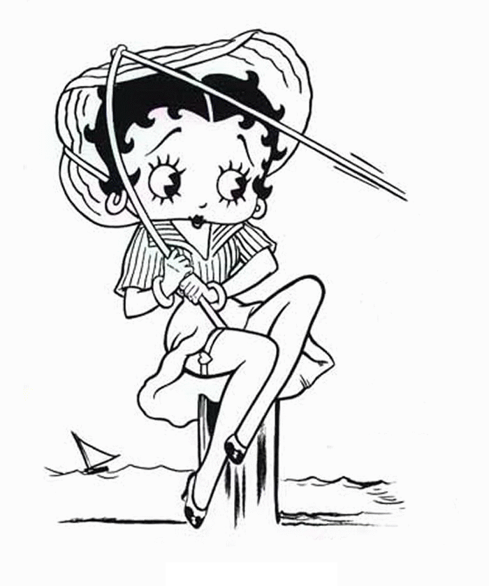 baby betty boop coloring pages - photo #16