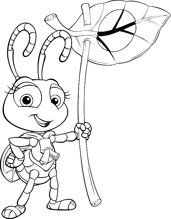 a bugs life coloring book pages - photo #16