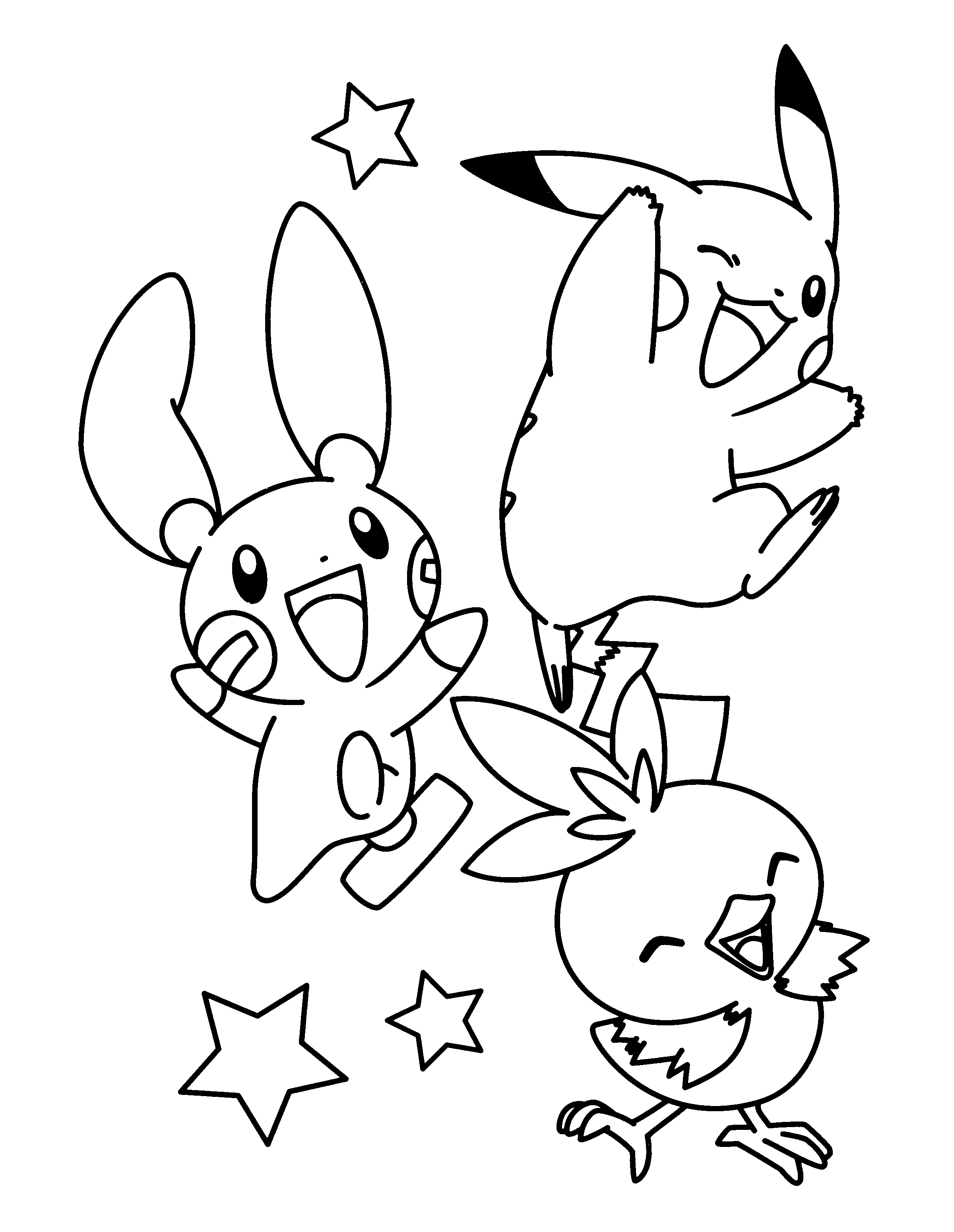 Coloring Pages Of Cute Pokemon - Creative Art