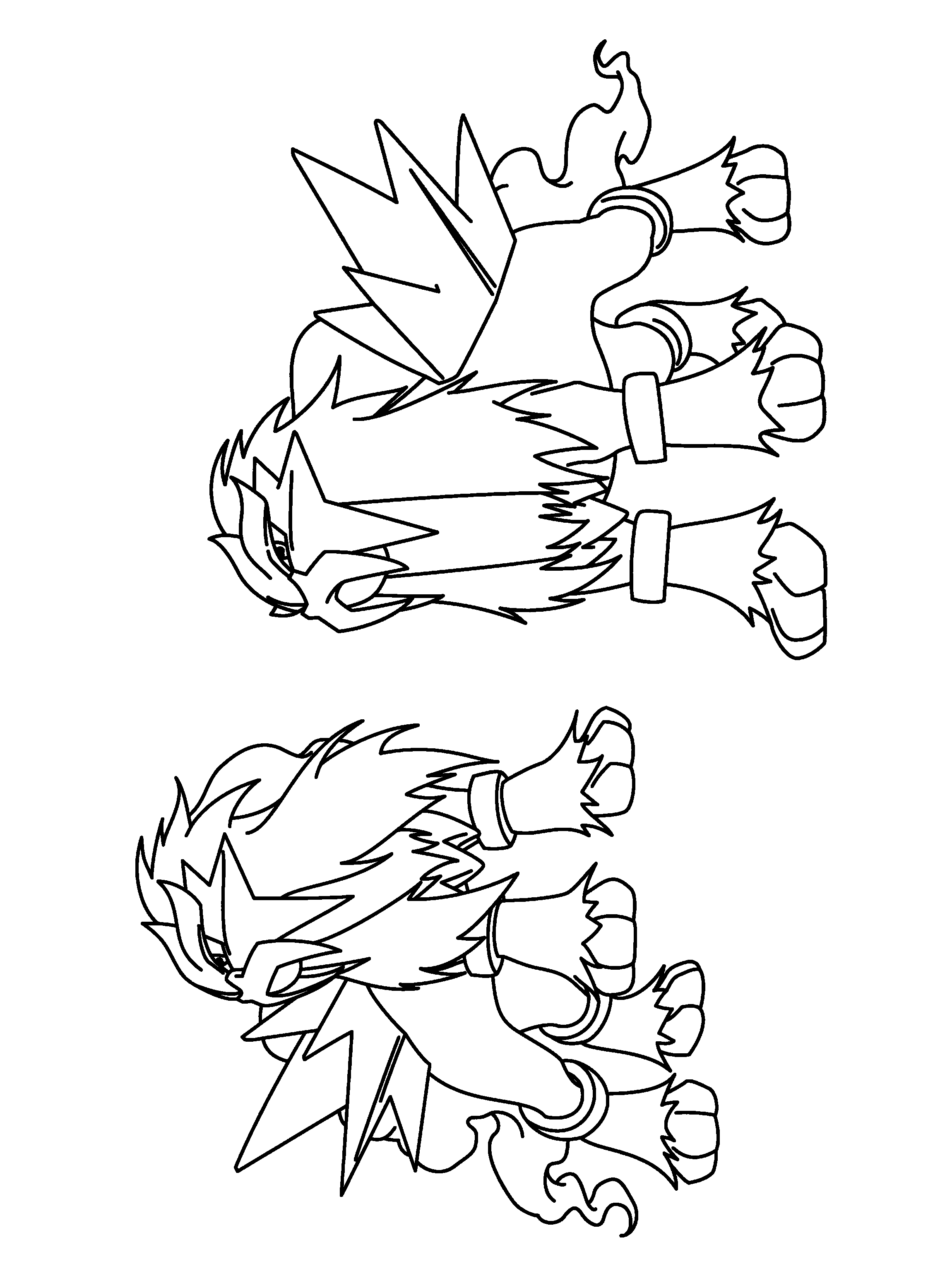 Coloring Page   Pokemon coloring pages 734