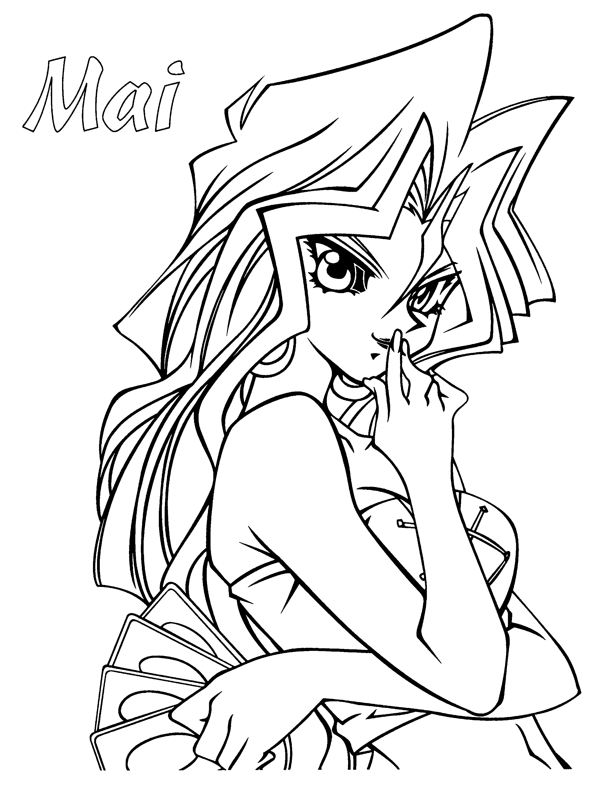yugioh free coloring pages - photo #15