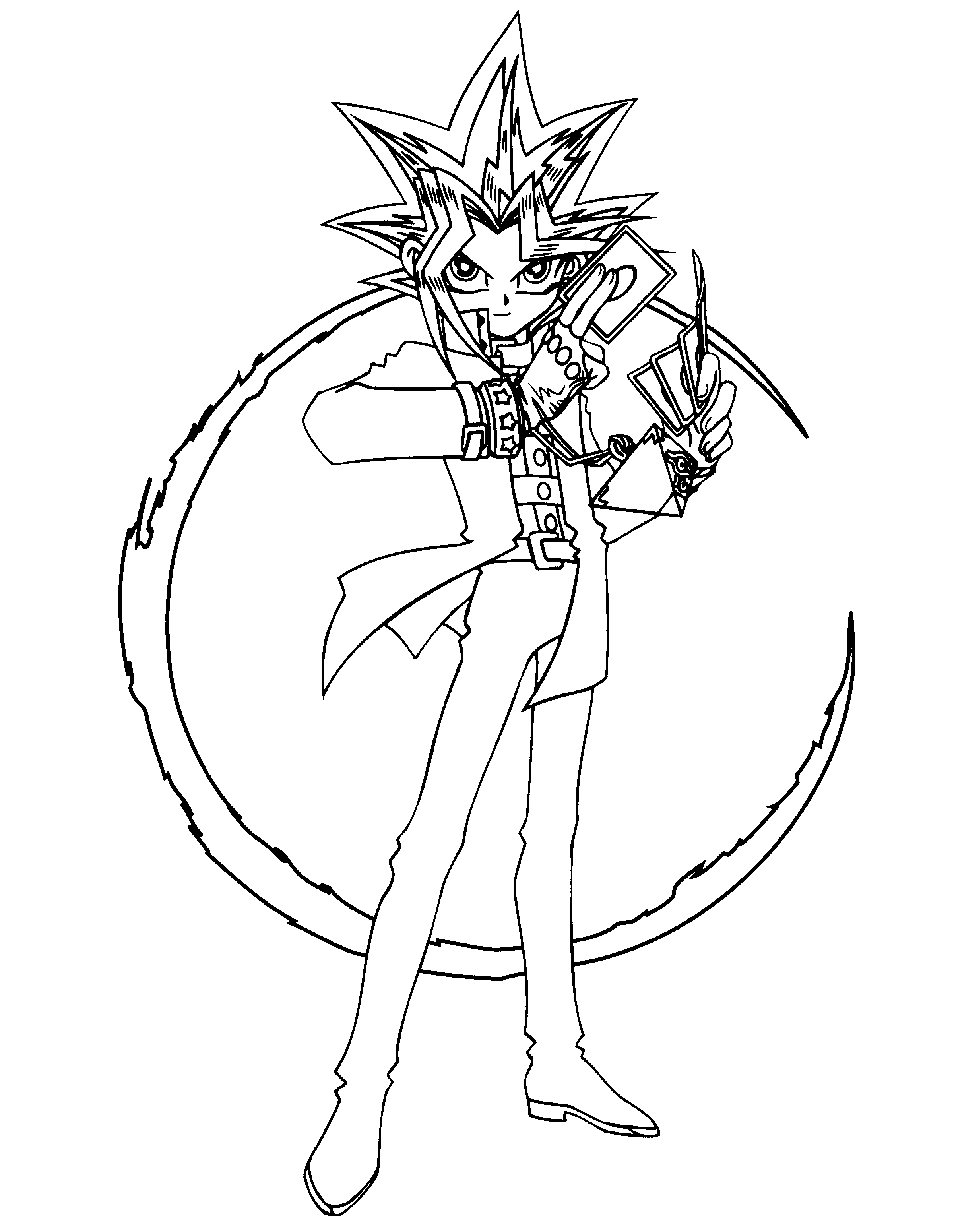 yami yugi coloring pages - photo #42