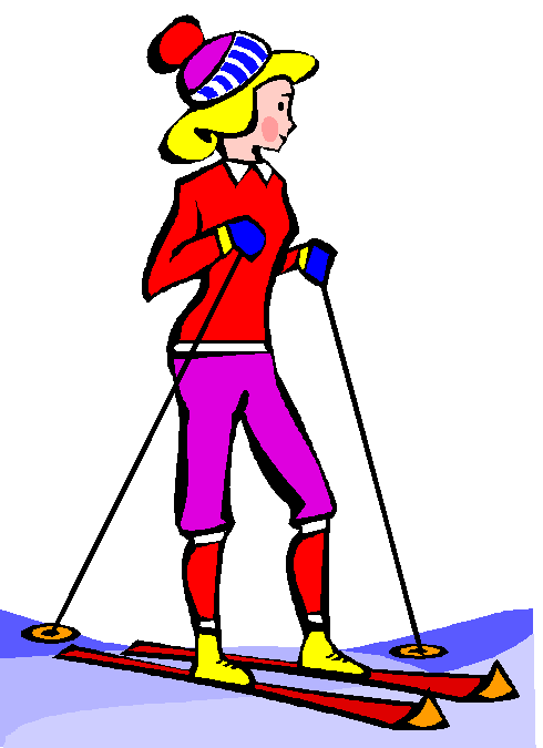 free clipart cross country skiing - photo #8