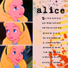 Alice in wonderland avatars