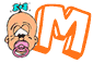 Alphabet baby graphics