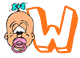 Alphabet baby graphics