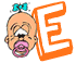 Alphabet baby graphics