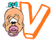 Alphabet baby graphics