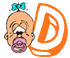 Alphabet baby graphics