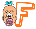 Alphabet baby graphics