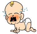 Crying baby graphics
