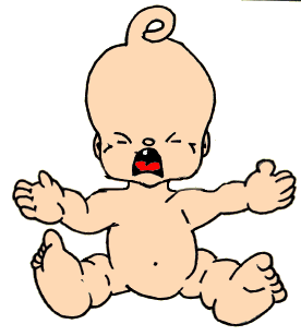 Crying baby graphics