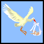 Stork baby graphics