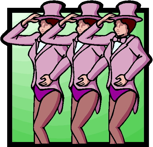 Dancing clip art