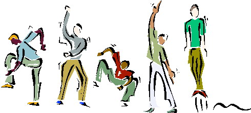 Dancing clip art