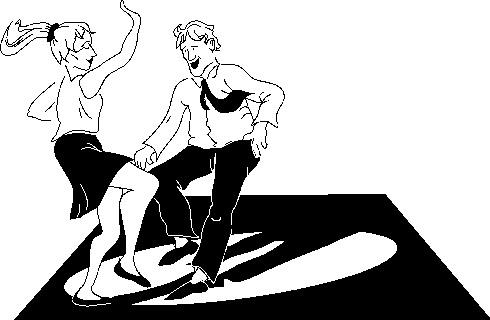 Dancing clip art