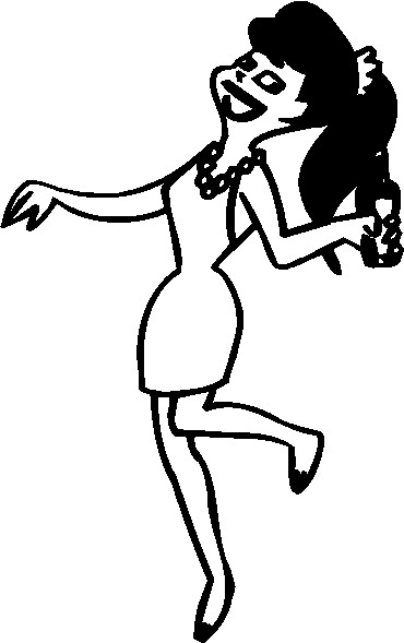 Dancing clip art