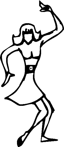 Dancing clip art