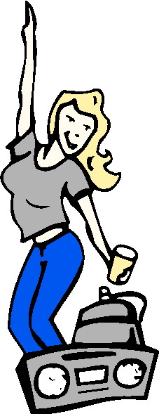 Dancing clip art