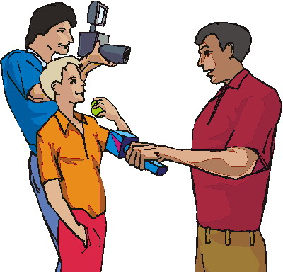 Interviewing clip art