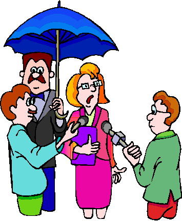 Interviewing clip art