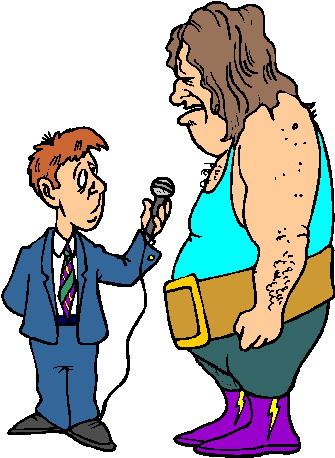 Interviewing clip art