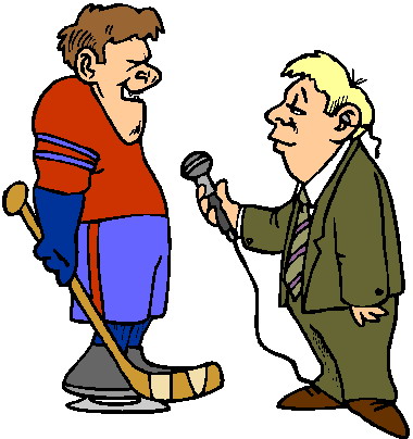 Interviewing clip art