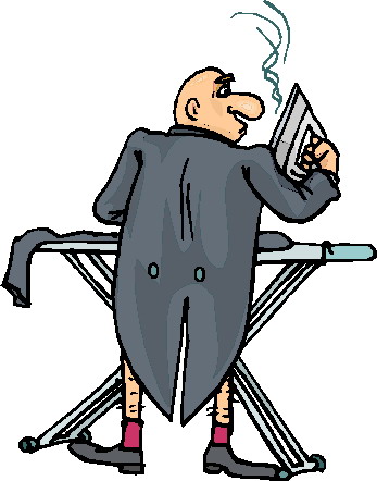 Ironing clip art