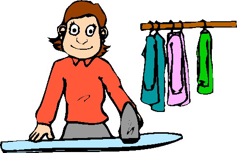 Ironing clip art