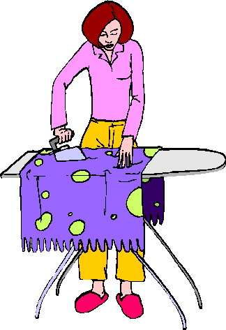 Ironing clip art