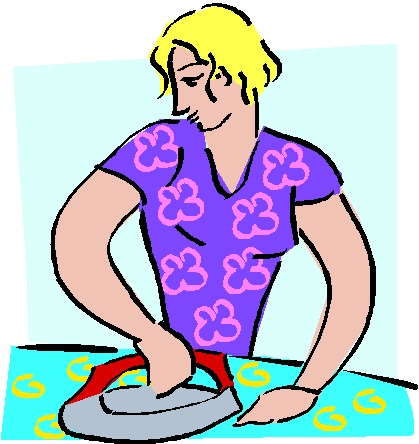 Ironing clip art