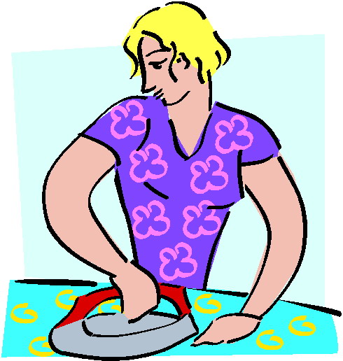 Ironing clip art